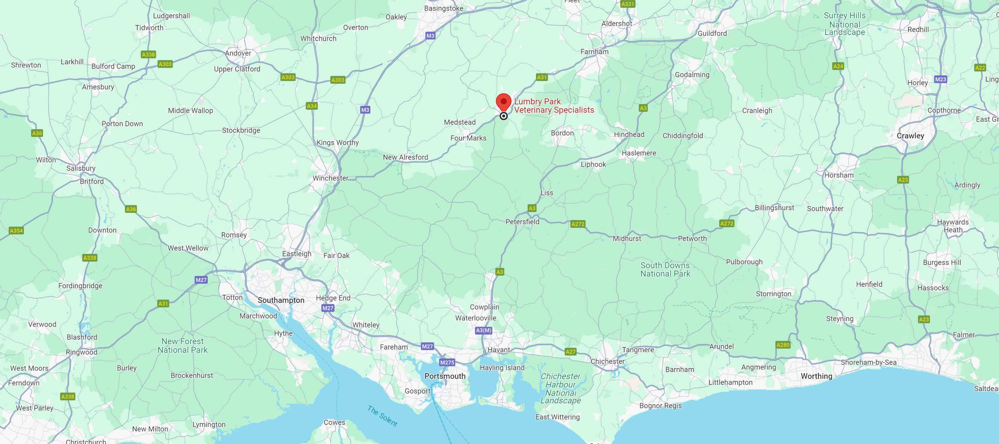 Lumbry Park Veterinary Specialists map